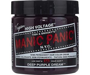 Manic Panic Teinture capillaire semi-permanente classique Deep Purple Dream 118 ml
