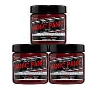 Manic Panic Vampire Red Crème classique, vegan, sans cruauté, teinture capillaire semi-permanente, 3 x 118ml