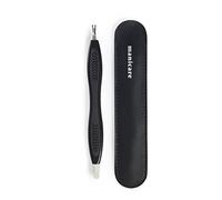 Manicare Coupe-cuticules Double Embout avec Repousse-cuticules, Acier Inoxydable Pro, Outil Manucure Pédicure Précision avec Pochette de Rangement