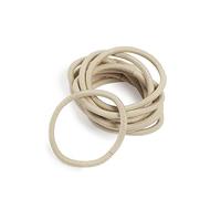 Manicare Lot de 12 élastiques à cheveux blonds pour queue de cheval, sans accroc, sans métal, sans dommage, doux pour les cheveux, bandes épaisses adaptées à tous les types de cheveux