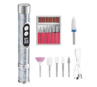 Manicure Device - Cordless Rechargeable Rotary Grinder System, Beauty Care Unit Quiet Precision Control | Cuticle Callus Foot Heel Smoother Equipment, Acrylic Removal Surfaces Refining Grooming