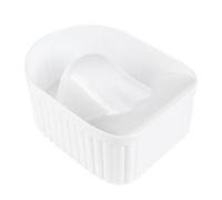 Manicure Soak Off Bowl - Plateau de dissolvant de poudre de trempage, base confortable pour les mains, accessoire de soin des ongles réutilisable | Support portable doux pour les techniciens de salon