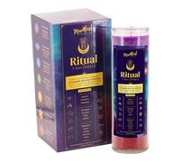 Manifest Apothecary Bougie chakra de 7 jours - Rituel d'alignement énergétique guidé en phase de lune Embarquez dans un voyage de 7 jours d'auto-alignement et de manifestation (arc-en-ciel)