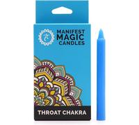 Manifest Magic Candles (set of 12) - Blue - Throat Chakra