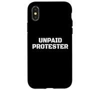 Manifestant Non rémunéré Activiste Politique Immigration Protest Free Coque pour iPhone X/XS