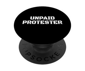 Manifestant Non rémunéré Activiste Politique Immigration Protest Free PopSockets PopGrip Adhésif