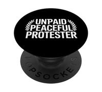 Manifestant Pacifique Non rémunéré Qui Dit Laurier PopSockets PopGrip Adhésif