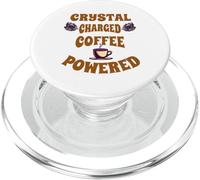 Manifestation de Maman spirituelle alimentée par du café chargé de Cristal PopSockets PopGrip pour MagSafe