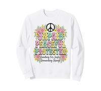 Manifestation Pacifique sans rémunération Motif léopard Sweatshirt