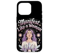 Manifeste comme Une Femme Émancipation des Femmes Égalité des Femmes Coque pour iPhone 16 Pro