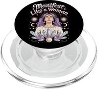 Manifeste comme Une Femme Émancipation des Femmes Égalité des Femmes PopSockets PopGrip pour MagSafe