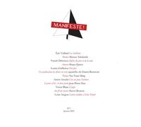 Manifeste! n°1 - Eric Vuillard - Manifeste - broché - Revue