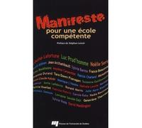 Manifeste pour une ecole competente - Collectif - Presses Universite Du Quebec - broché - Essai