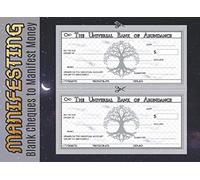 Manifesting Blank Cheques to Manifest Money: Manifest Your Dreams with your Checkbook Manifestation journal | Contains lunar calendar 2021-2022 | 100 law of attraction checks
