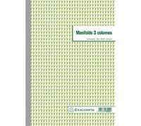 Manifold 3 colonnes 29,7x21cm 50 feuillets dupli autocopiants