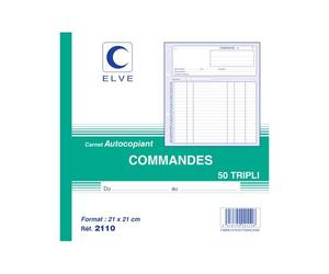 Manifold 'Commandes', 210 x 210 mm, tripli