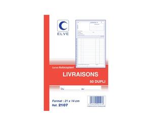 Manifold elve autocopiant 140x210mm foliotage 50 duplis livraisons