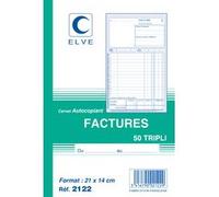 Manifold elve autocopiant 140x210mm foliotage 50 triplis factures