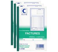 Manifold - ELVE - FACTURES - 210 x 140 mm - 50 feuillets - Tripli