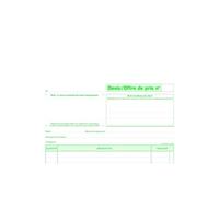 Exacompta Devis auto-entrepreneur 29,7 x 21 cm 50 feuillets Dupli G