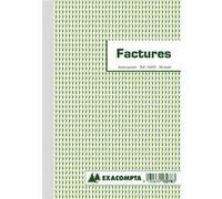 Manifold Exacompta 50 feuillets Factures Mention TVA 21x14,8cm Dupli G