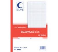Manifold quadrillé (5/5), 140 x 105 mm, dupli