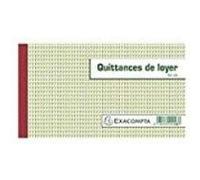 Manifold Quittances de loyer, 12,5x21 50 tripli autocopiant - Lot de 10
