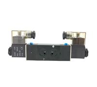 Manifold Solenoid Valve Single Double Coil 4M210 4M220 4M230 4M310 4M320 4M330 4M410 4M420 4M430 Pneumatic Valve(4M330C 10G3-8 3-5Way,AC220V)