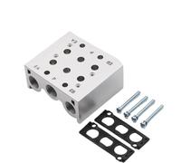 Manifold SS5Y5 SY3120 SY5120 SY7120 Solenoid Valves Air Exhaust 2F/3F/4F/5F/6F/7F Pneumatic Base Valve Station With Gaskets(11F)