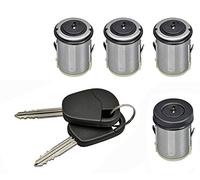 Maniglie Porta esterne Kit blocc Hetti Con Chiave 4 PEZZI 2 Porte Cabina + 1 Laterale + 1 posteriore par Expert Anno Di applicazione Dal 1994 AL 2006
