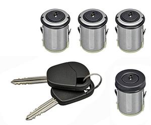 Maniglie Porta esterne Kit blocc Hetti Con Chiave 4 PEZZI 2 Porte Cabina + 1 Laterale + 1 posteriore par Expert Anno Di applicazione Dal 1994 AL 2006