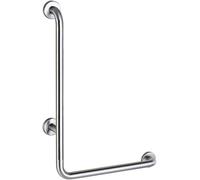 Maniglioni Antiscivolo per Bagno, Maniglione Curvo in Acciaio Inossidabile A Forma Di L, Corrimano Angore Montato A Parete WC Doccia Asta Di Supporto Di Sicurezza Antiscivolo, Right, 50 * 70cm