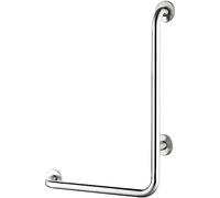 Maniglioni Antiscivolo per Bagno, Maniglione Curvo in Acciaio Inossidabile A Forma Di L, Corrimano Angore Montato A Parete WC Doccia Asta Di Supporto Di Sicurezza Antiscivolo, Left, 50 * 70cm