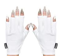 ManiGlovz - Les gants de protection des ongles originaux UPF 50+ avec lumière UV | Gants de manucure en gel et mitaines anti UV pour femme | Peuvent être utilisés comme gants de protection solaire