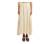 Manila Grace - Asymmetrical Long Skirt - Femme - Jupes - Beige - Taille: 42 FR