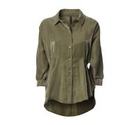 Manila Grace - Camicia coulisse - Femme - Blouses et Chemises - Vert - Taille: 42 FR