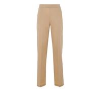 Manila Grace - Pantalon droit en popeline - Femme - Pantalons - Beige - Taille: 36 FR