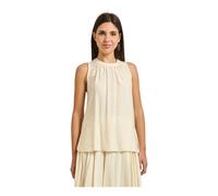 Manila Grace - Top à col rond - Femme - Blouses et Chemises - Beige - Taille: 42 FR