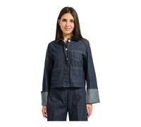 Manila Grace - Veste en jean courte - Femme - Vestes - Bleu - Taille: 40 FR
