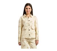 Manila Grace - Veste Florale Intégrale - Femme - Vestes - Beige - Taille: 36 FR