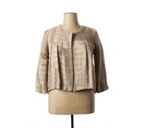 manila grace vestes femme de couleur beige 44