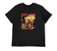 Manilla Road The Deluge Personalised T-Shirt Graphic Tee Printed Top Mens Black Shirt S