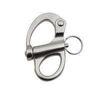 Manille à ressort fixe en acier inoxydable 316 - Manille directionnelle durable pour traction manuelle pour applications lourdes(96mm 316 212g)