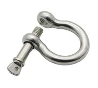 Manille D robuste, M6, 1 pièce de manille lyre en acier inoxydable 304 avec vis