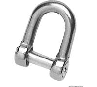 Manille d'ancrage en acier inoxydable 5 mm, jeu de 10 pièces - Osculati 01.080.05