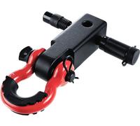 manille d'attelage 2 pouces D-Ring - Crochet de récupération pour camions et jeeps - 66000 lbs de capacité de charge - Attelage de remorque robuste