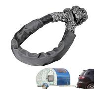 Manille de remorquage souple - Manilles de remorquage souples pour camions, corde synthétique de 17 236,5 kg avec manchons supplémentaires pour SUV, remorquage, VTT