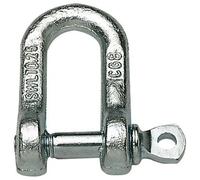 Manille droite acier zingué larg.12.5mm axe 5.5mm
