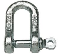 Manille droite acier zingué larg.17mm axe 7.3mm