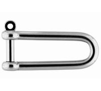 Manille droite axe imperdable, type long 12mm A4 AISI 316